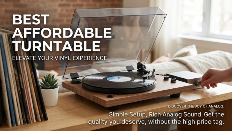 How to Choose the Best Affordable Turntable