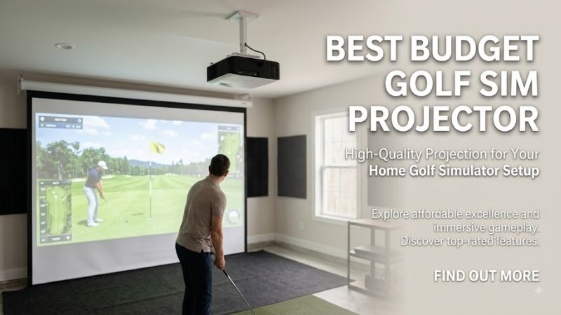 BenQ TH671ST — Best Budget Golf Sim Projector for Dark Rooms