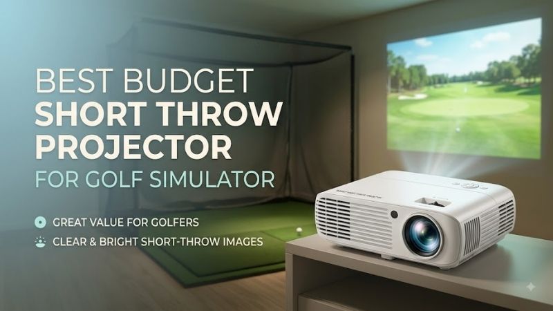 How to Choose the Right Best Budget Short Throw Projector For Golf Simulator