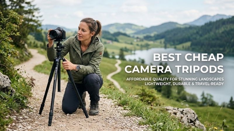 K&F Concept 75-inch Aluminum Tripod — Best for Maximum Reach